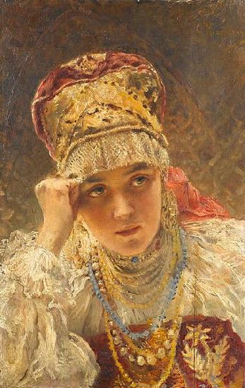 Konstantin Makovsky A young boyarina